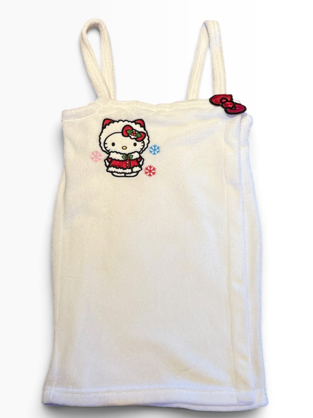Hello Kitty Women’s Size Small Cover Up Wrap Robe with Christmas Kitty